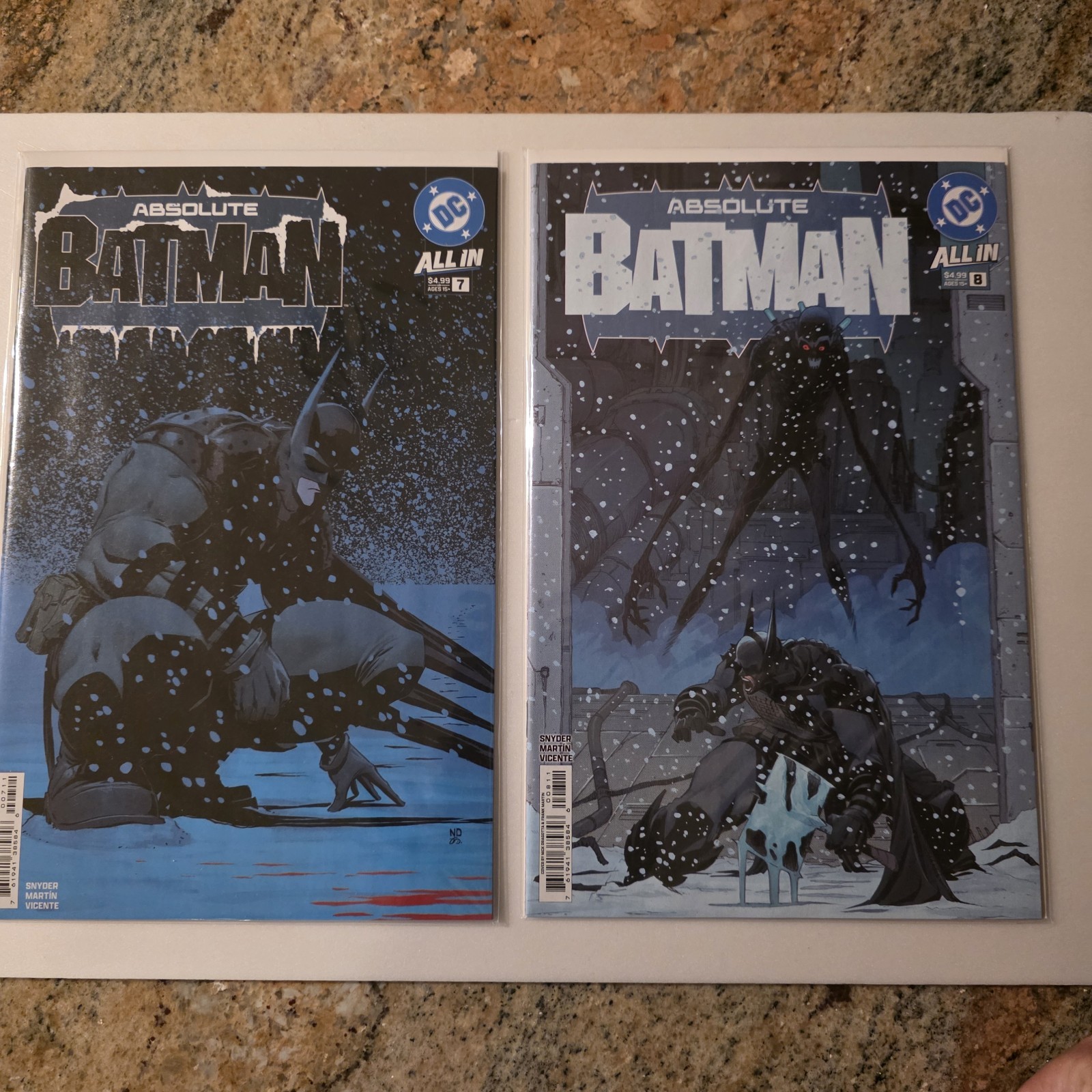 Lotto Absolute Batman #7 e #8. (1° stampa)