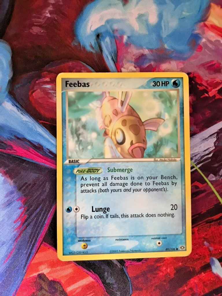 Pokemon Carta Feebas 49/106 Comune in Inglese Usata Card VINTAGE