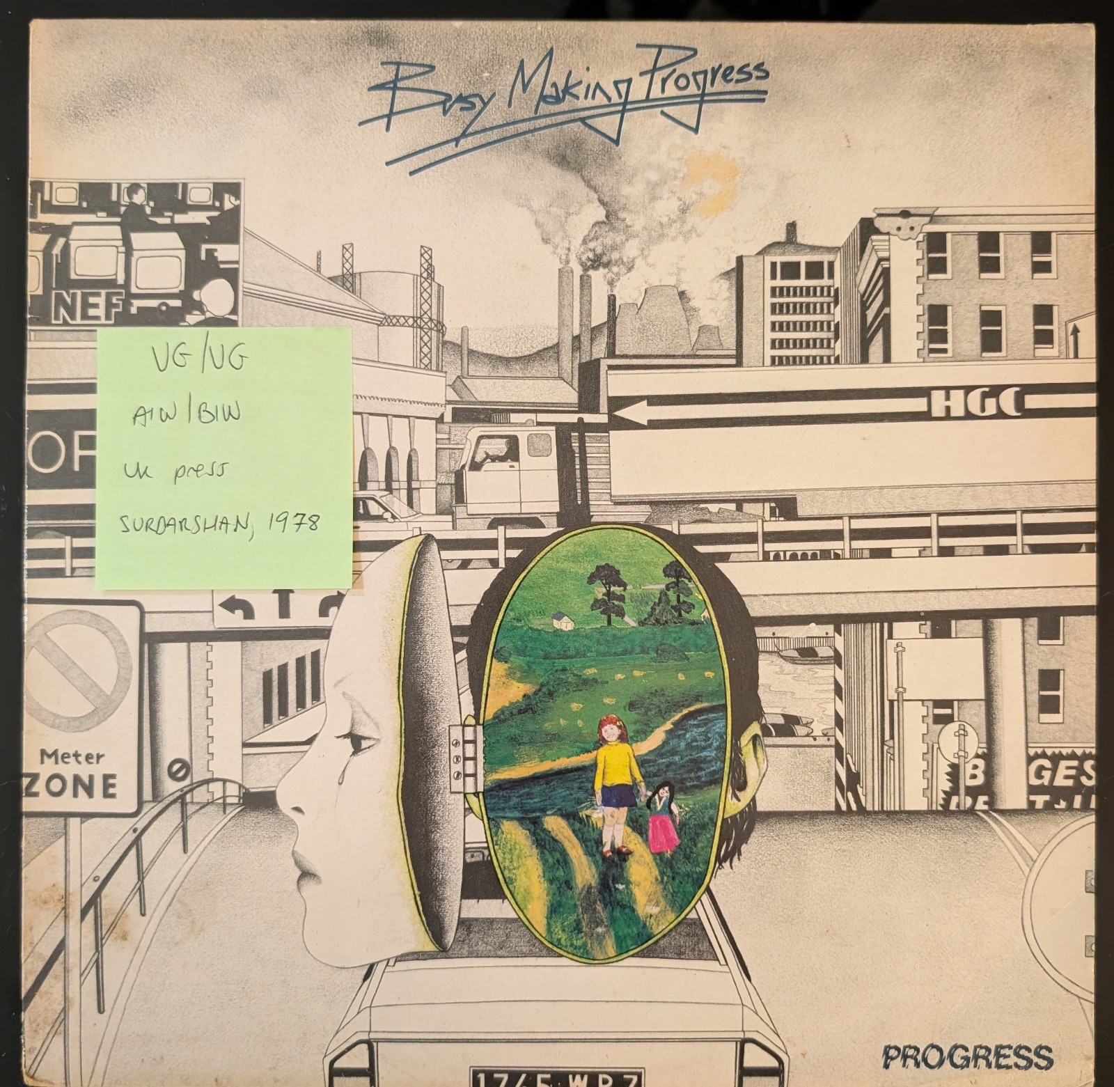 Progress Busy Making Progress Vinyl Record VG/VG BBT111 1978 
