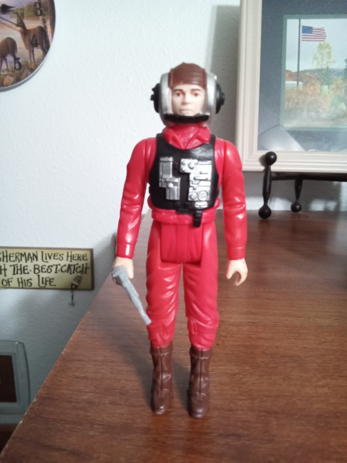 Modellino pilota B-Wing Star Wars 1984 vintage completo NO VARIANTE COO UNITOY *LEGGI*