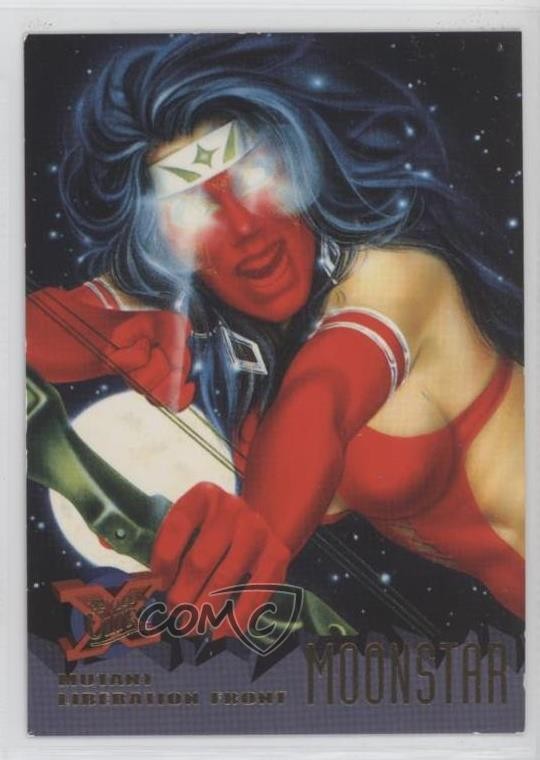 1995 Fleer Ultra Marvel X-Men Mutant Liberation Front Moonstar #83 0b3