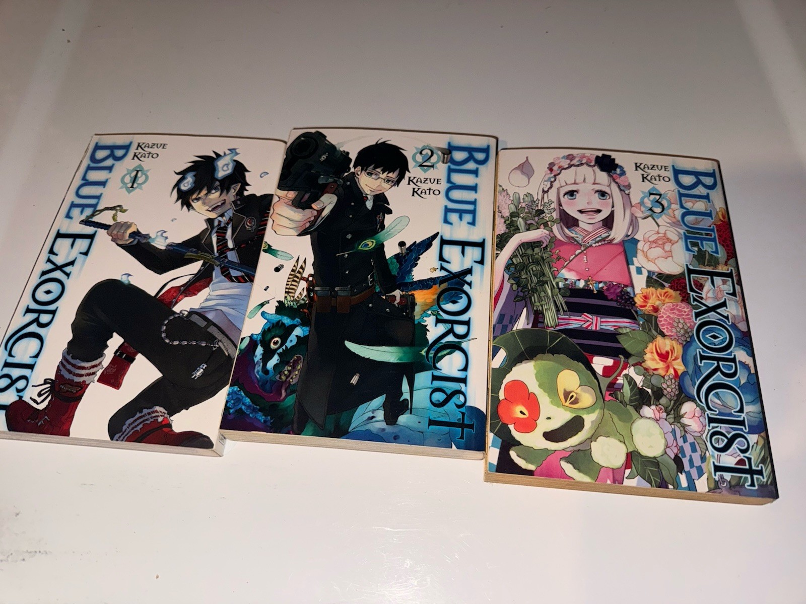 Lotto manga esorcisti blu vol 1-3