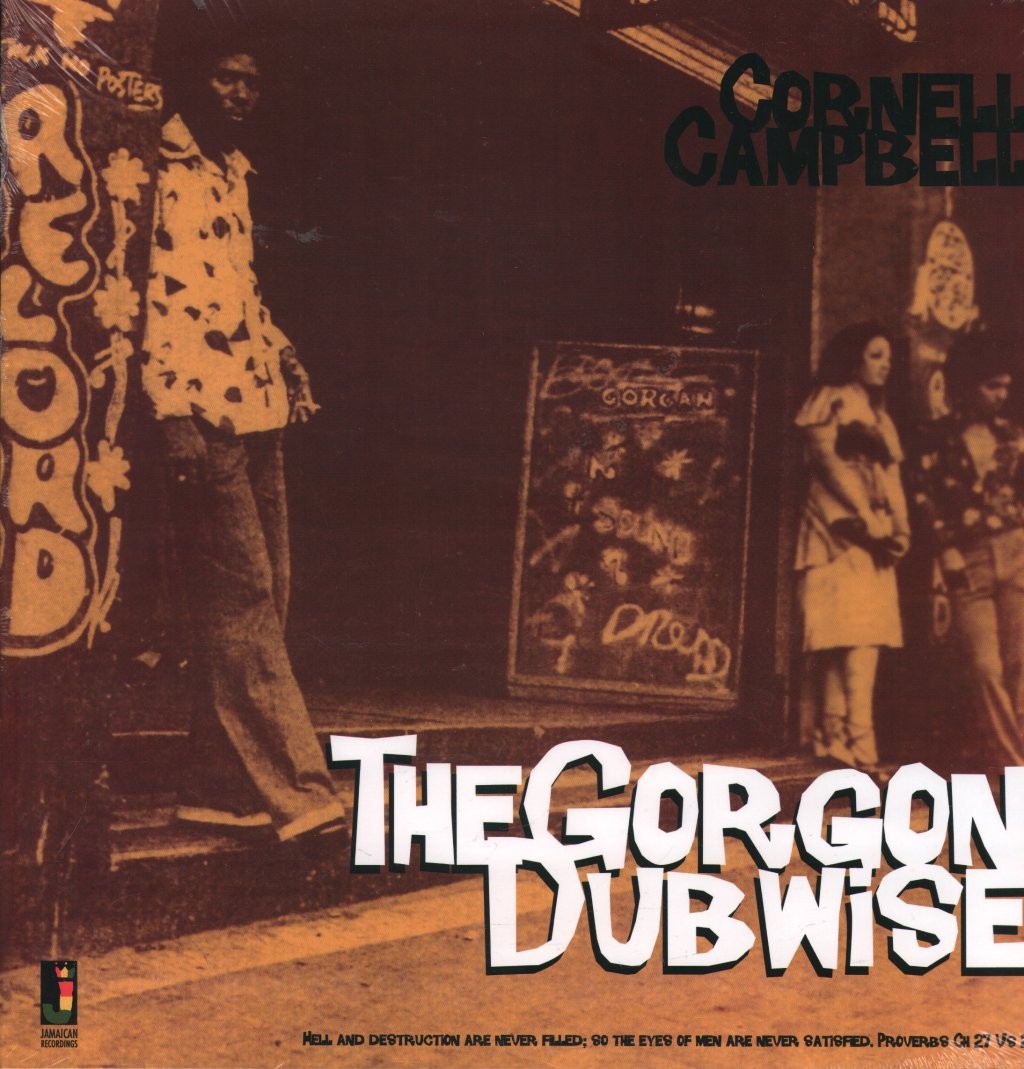 CORNELL CAMPBELL GORGON DUBWISE LP VINYL 14 track (JRLP033) UK JAMAICAN RECORDIN