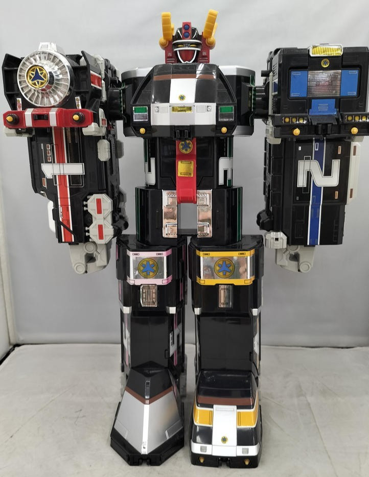 Power Rangers Lightspeed Rescue GoGoFive DX Grand Liner treno Megazord BANDAI