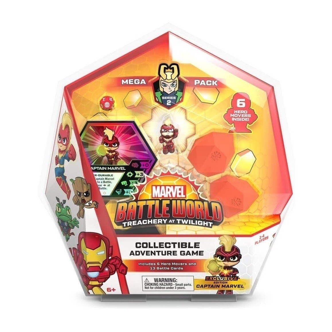 Marvel Battleworld Series 2 Treachery at Twilight Mega Pack - Captain Marvel NUOVO