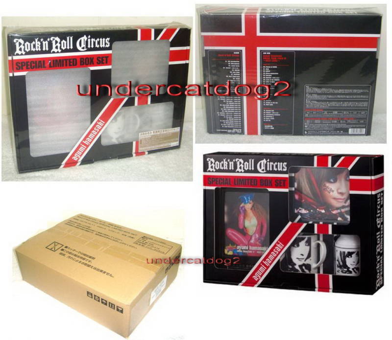 Ayumi Hamasaki Rock'n'Roll Circus + Arena Tour 2009 BOX Japan Ltd CD+4-DVD