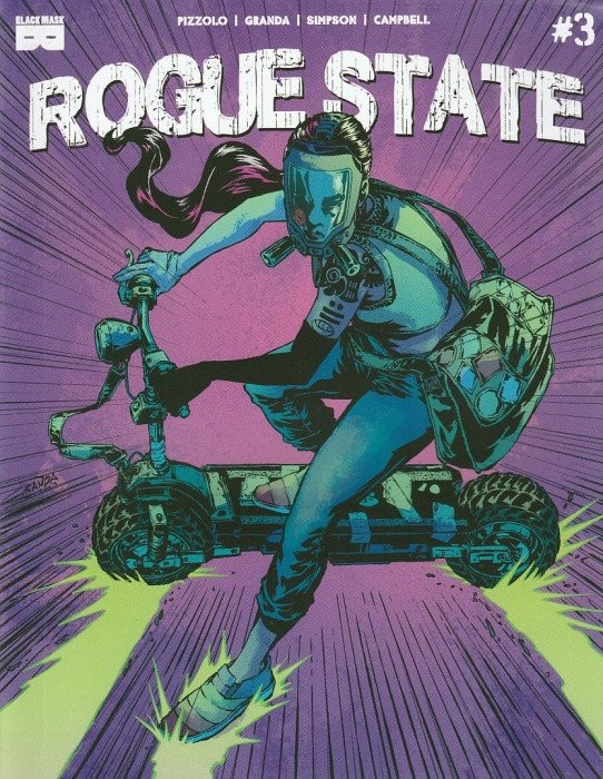 Rogue State #3 VF/NM; Black Mask | w/Bag+Board
