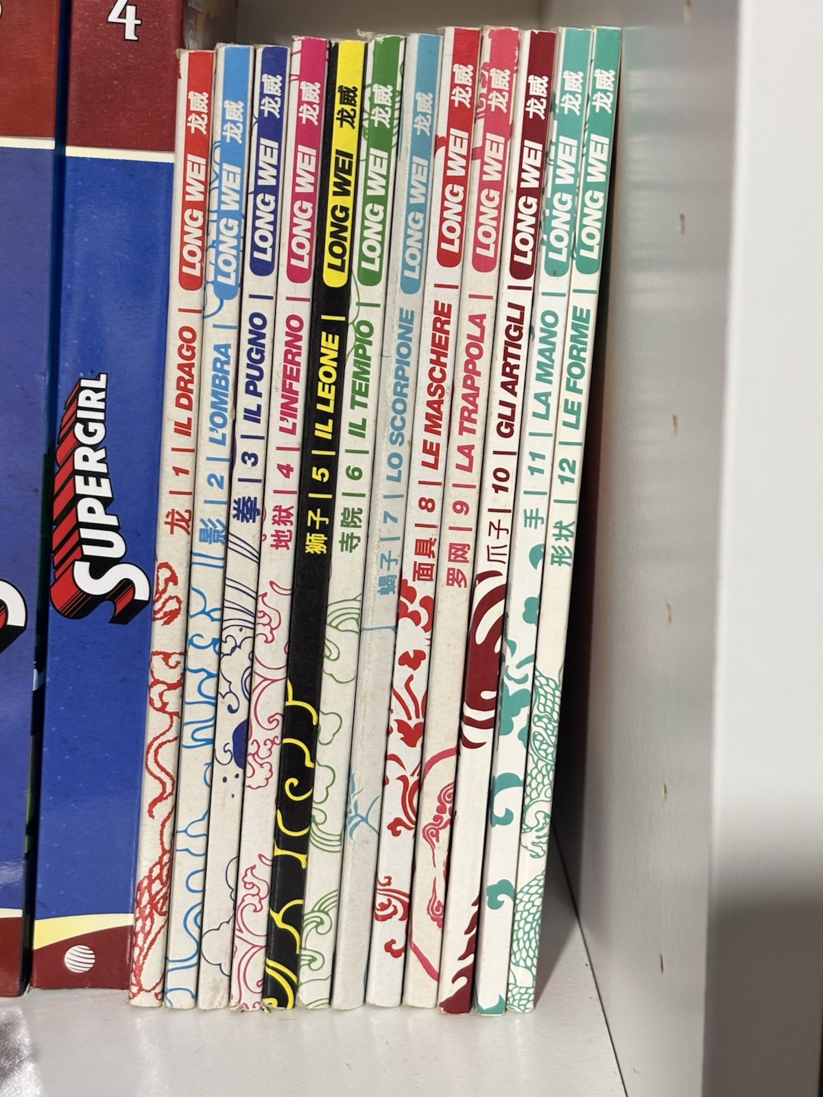 Long Wei Fumetti Serie Completa 1-12 Aurea Editoriale - Lotto 12 Volumi