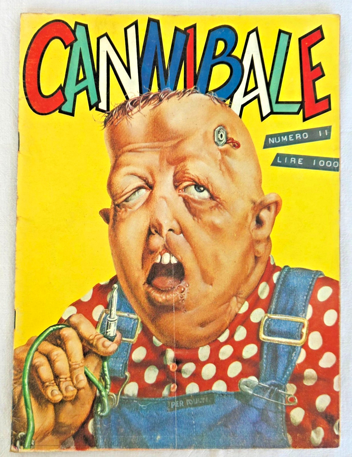 CANNIBALE N. 11 GENNAIO 1979 MENSILE FUMETTI PER ADULTI  ANDREA PAZIENZA E ALTRO