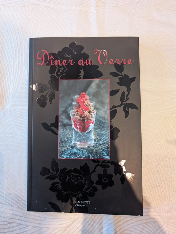 Livre dîner au verre