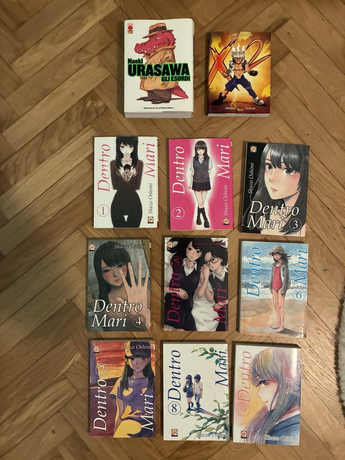 Dentro Mari 1-9 + Naoki Urasawa Gli esordi + Xanadu X2 lotto manga ITA