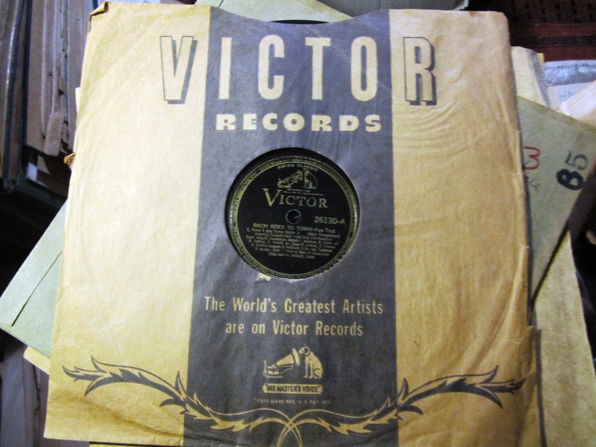 JAZZ FUGUE J S BACH GOES TO TOWN 1938 Benny Goodman Orch WHISPERING VICTOR 26130