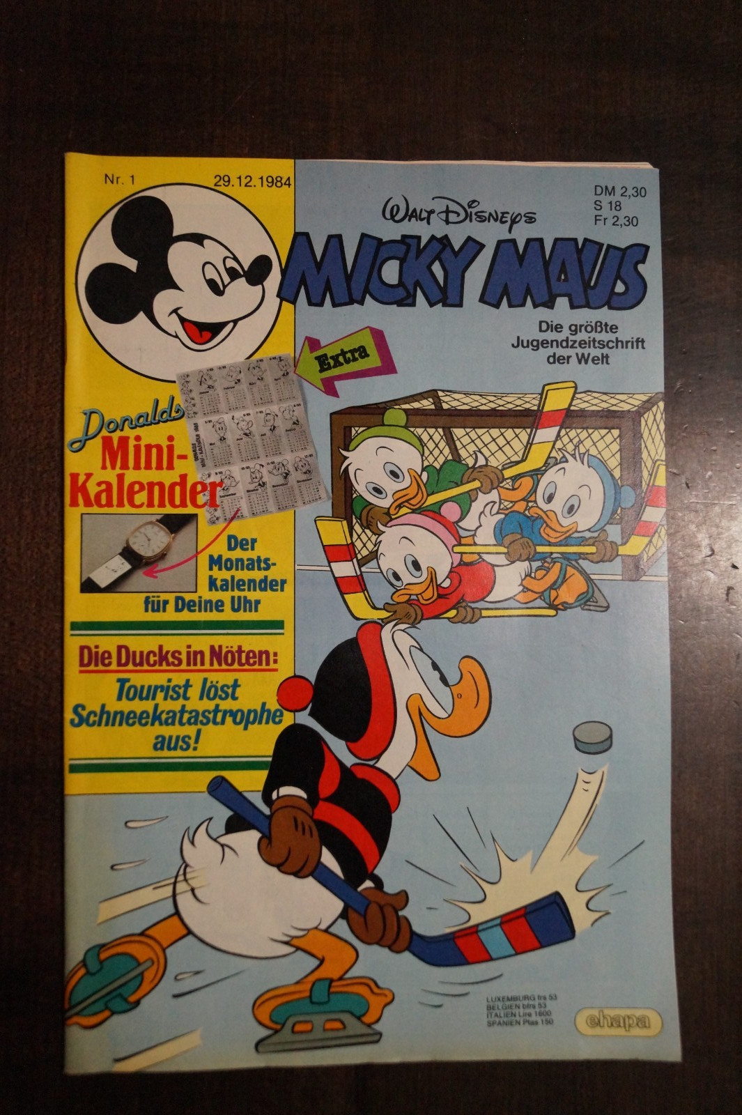 Topolino 1984 - Walt Disney Comics n.1 del 29/12/1984