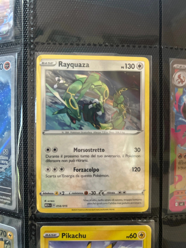 Rayquaza ita mc promo pokemon