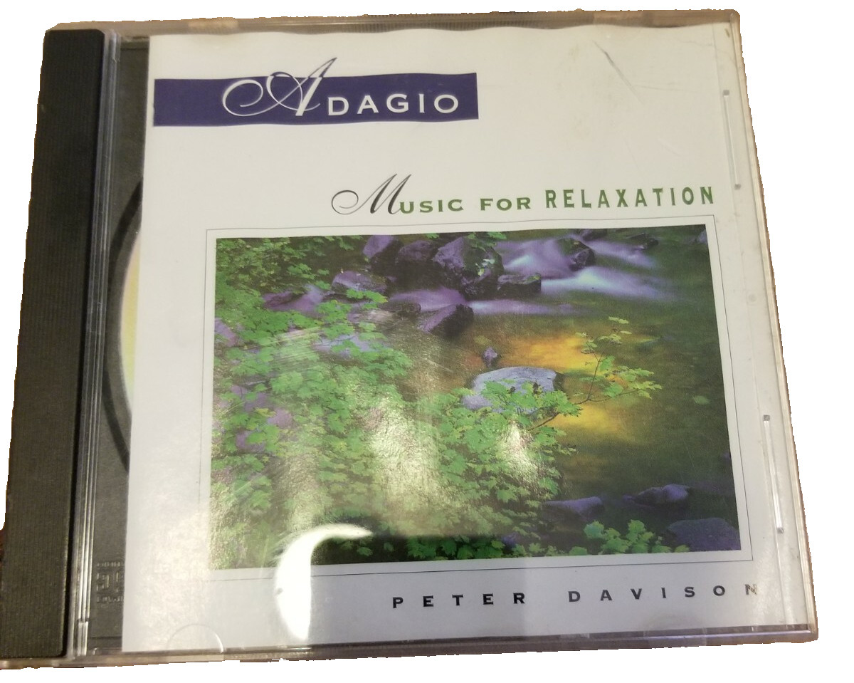 Adagio: Music for Relaxation by Peter Davison (CD, Mar-2000, Living Arts)