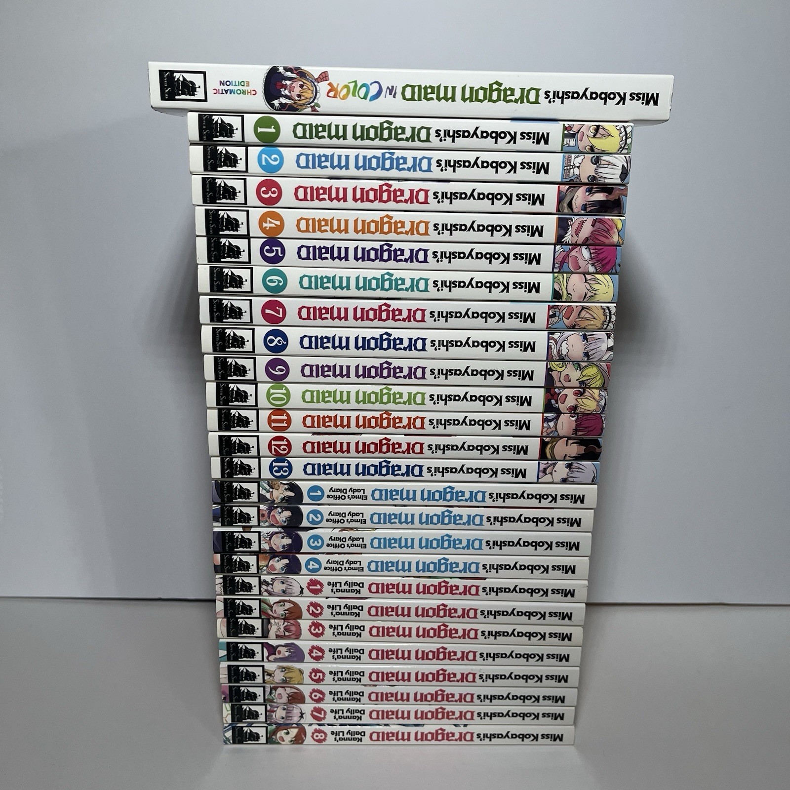 Miss Kobayashi’s Dragon Maid 1-13 + Elma 1-4 + Kanna’s Daily Life 1-8 + colore
