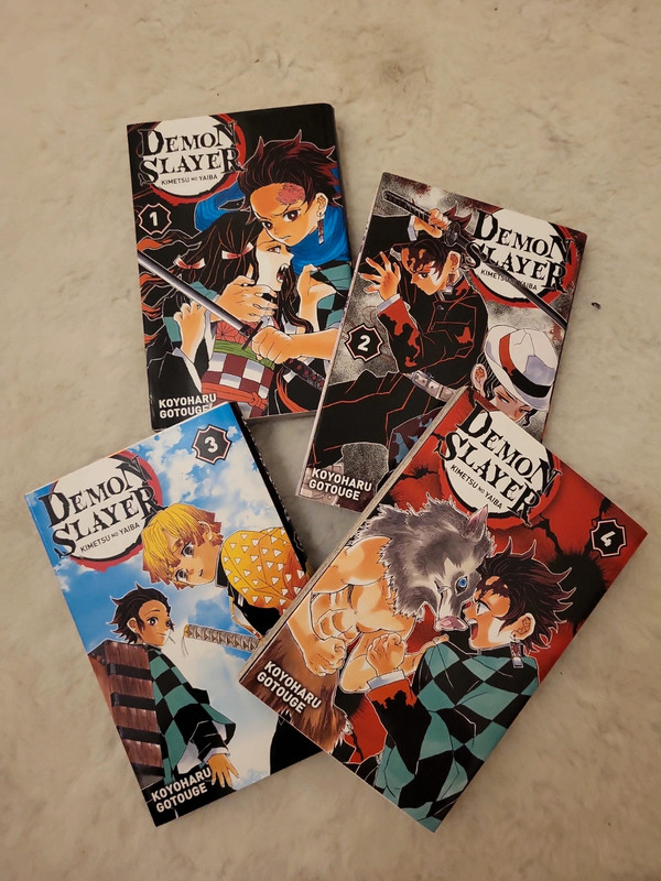 Lot manga demon slayer