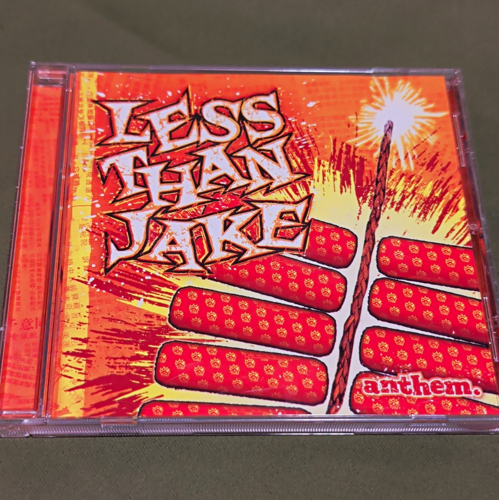 Less Than Jake Anthem CD Album Enhanced Jewel Case English Sire 2003 2000s