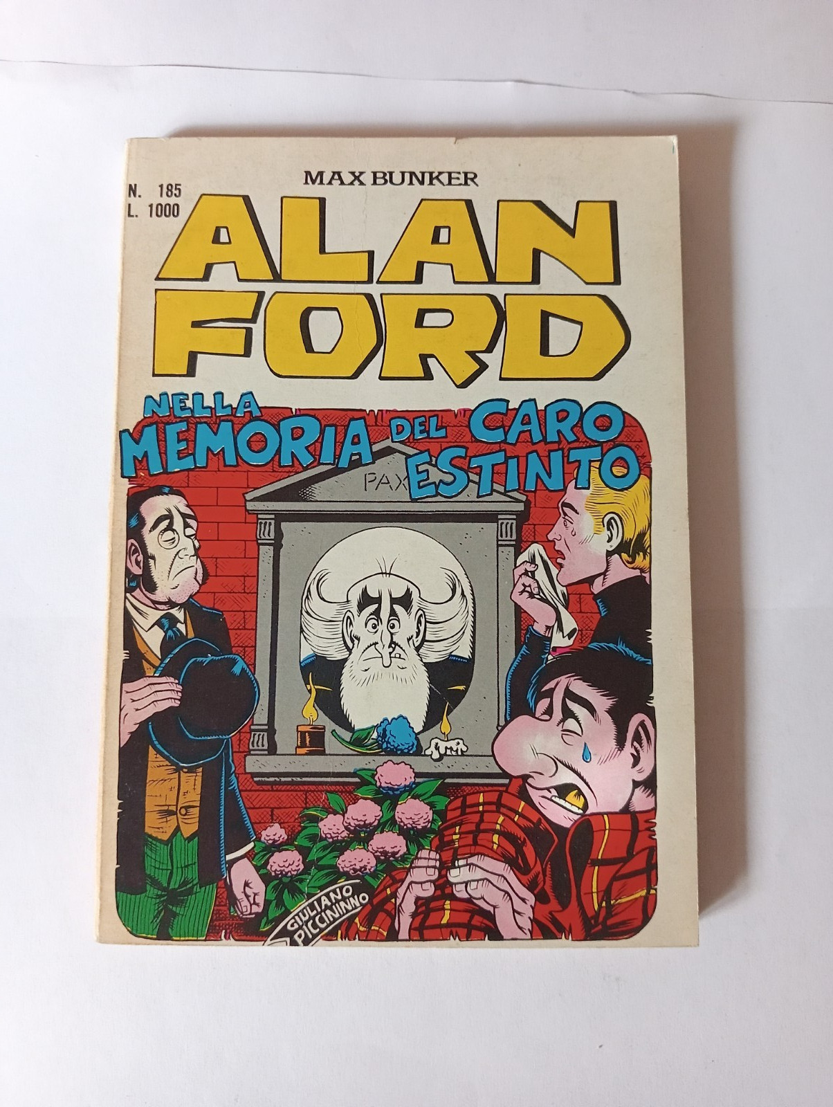 alan ford originale 185 editoriale corno disegni giuliano piccininno
