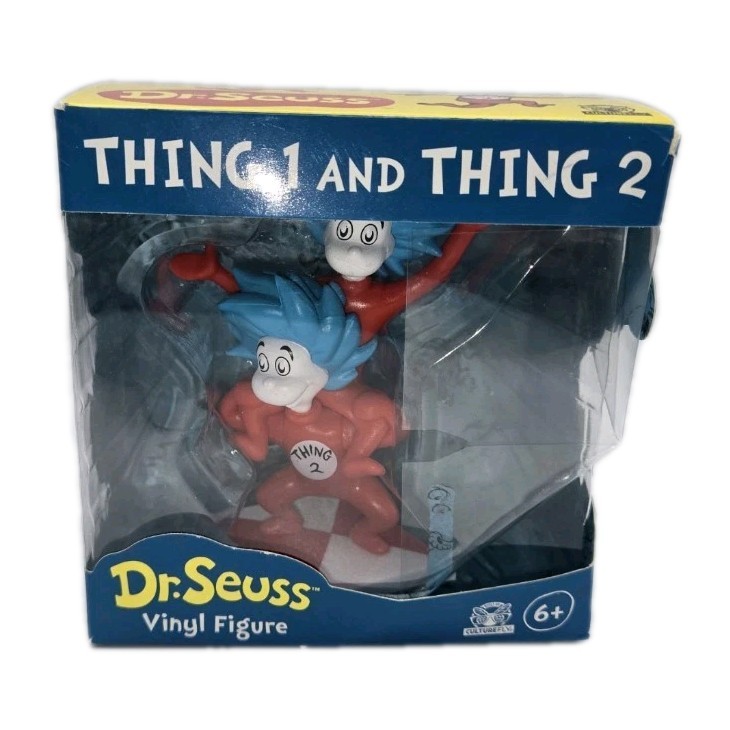 Dr. Seuss Thing 1 & Thing 2 figurina in vinile giocattolo da collezione 4,5"