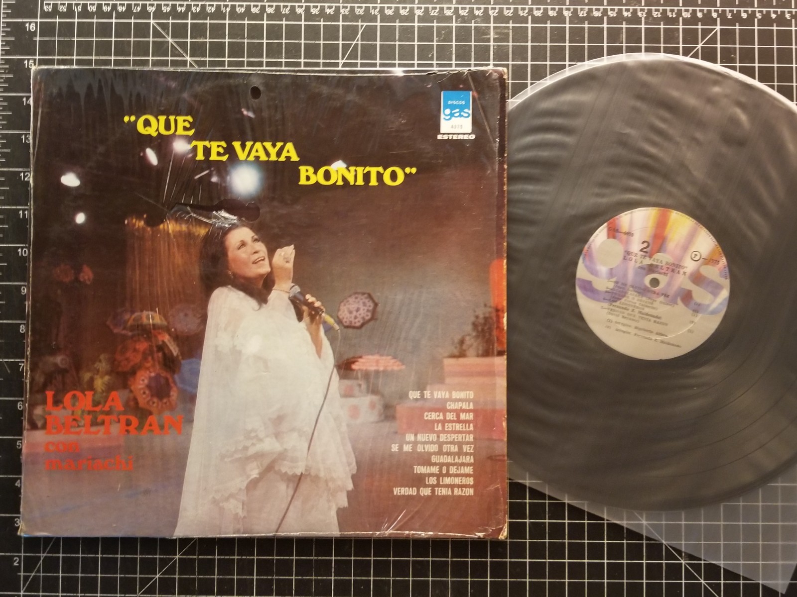 LOLA BELTRAN Que Te Vaya Bonito LP 1975 VG+ MEXICO PRESS Import IN SHRINK Vinyl