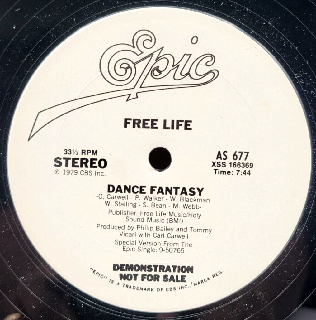 FREE LIFE - DANCE FANTASY - DANCE BOOGIE SINGLE EPIC AS 677 *PROMO*