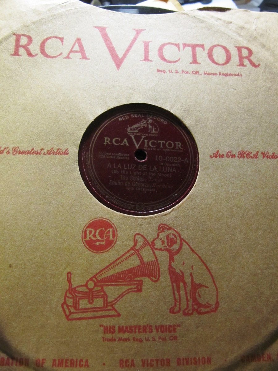 Latin 1928 TITO SCHIPA Emilio de GOGORZA Los Rumberos/ A Luz de Luna VICTOR 3049