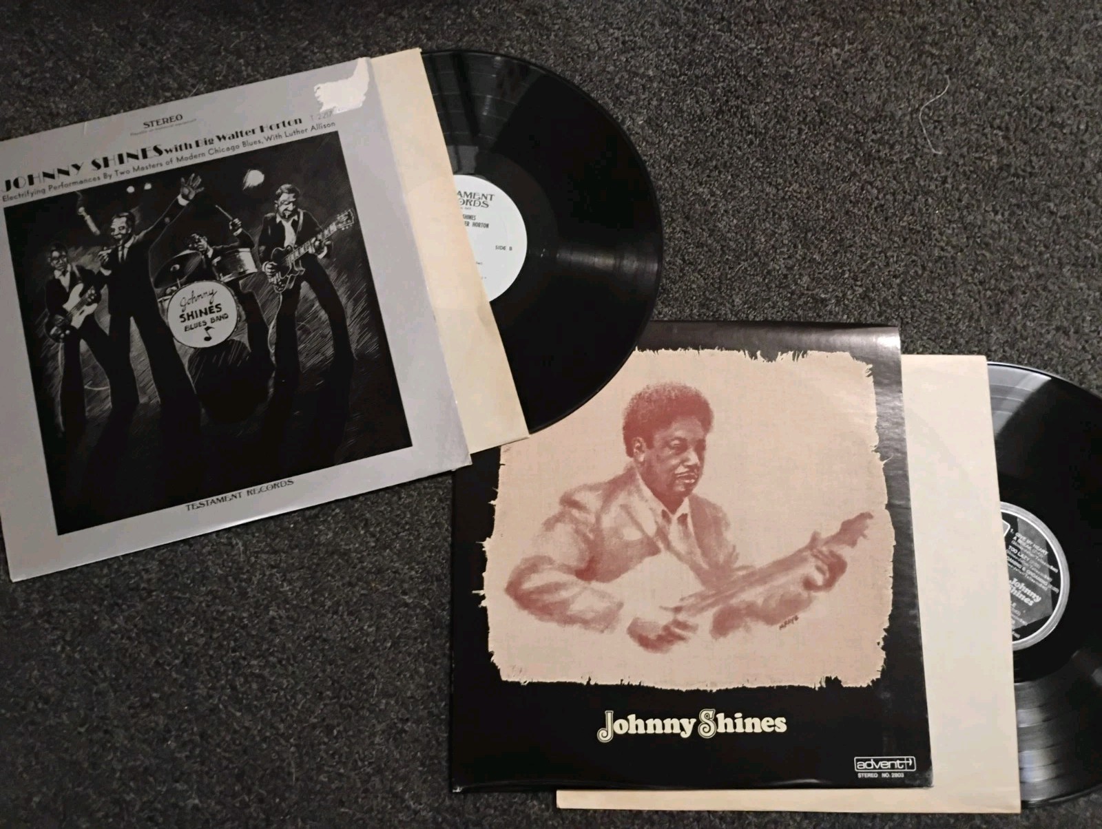 Johnny Shines w/ Big Walter Horton-Electrifying Performances T-2217 1969   