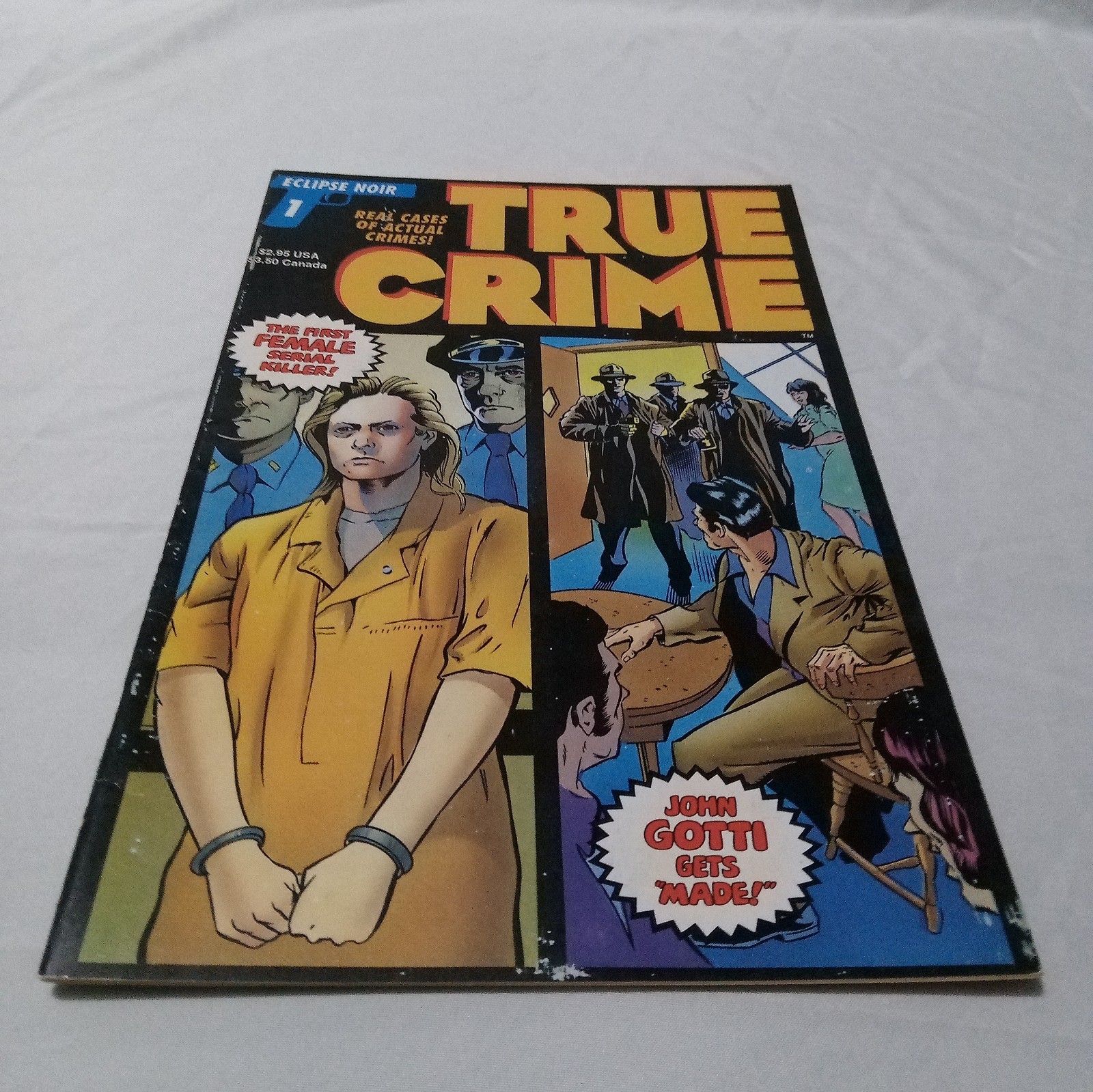True Crime #1 John Gotti e Aileen Wuornos (Eclipse Noir Comics 1993)