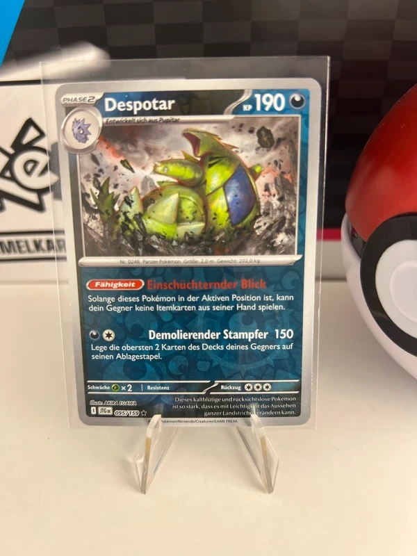 Despotar (JTG 095) Reisegefährten  Reverse Holo - Pokémon Karte TCG