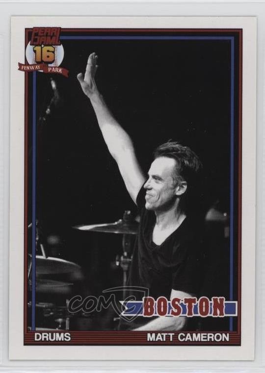 Pearl Jam Fenway Park 2016 Matt Cameron 1i8