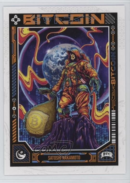 2023 Bitcoin Trading Cards Genesis Bitcoin Satoshi Nakamoto #03 0sb5