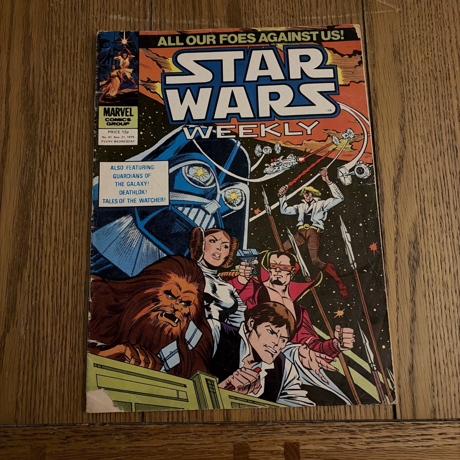 VINTAGE STAR WARS  WEEKLY COMIC NO. 91 1979 NOVEMBER 21ST