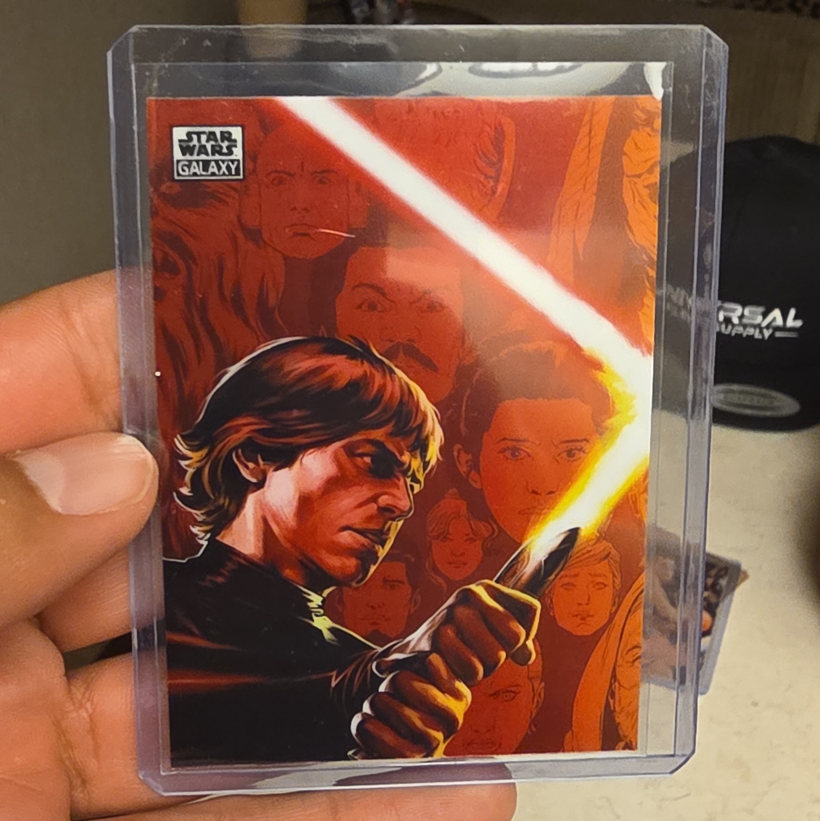 Topps Star Wars Galaxy 2024 3-Card Lot Luke Skywalker Sol Leia Refractor