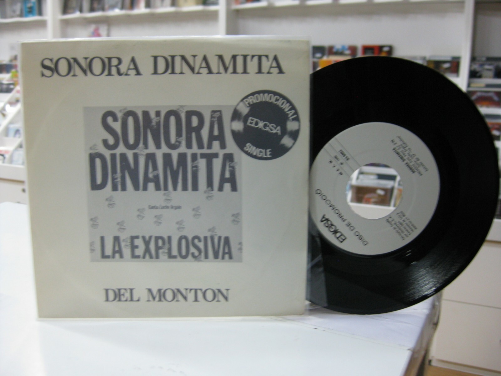 SONORA DINAMITE 7" SPAGNOLO DEL MONTONE / PRESAGIO 1980 PROMO