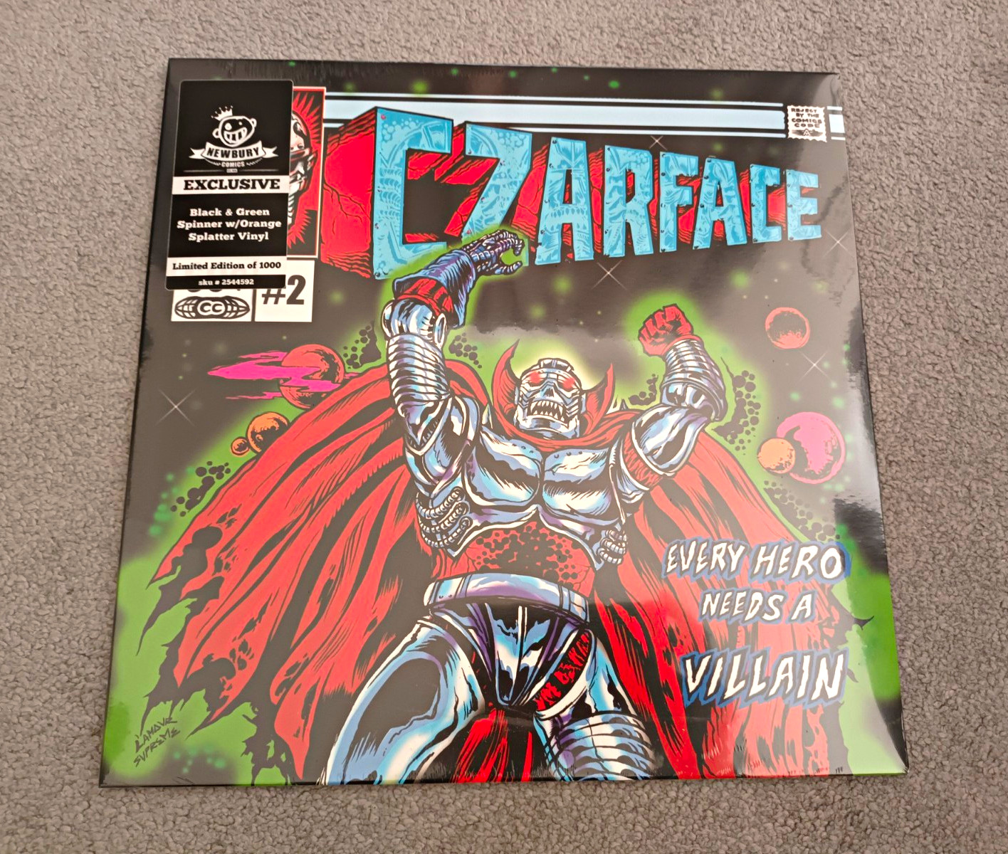 czarface Everly Hero Needs a Villain Newbury Comics exclusive ltd 1000 vinyl LP