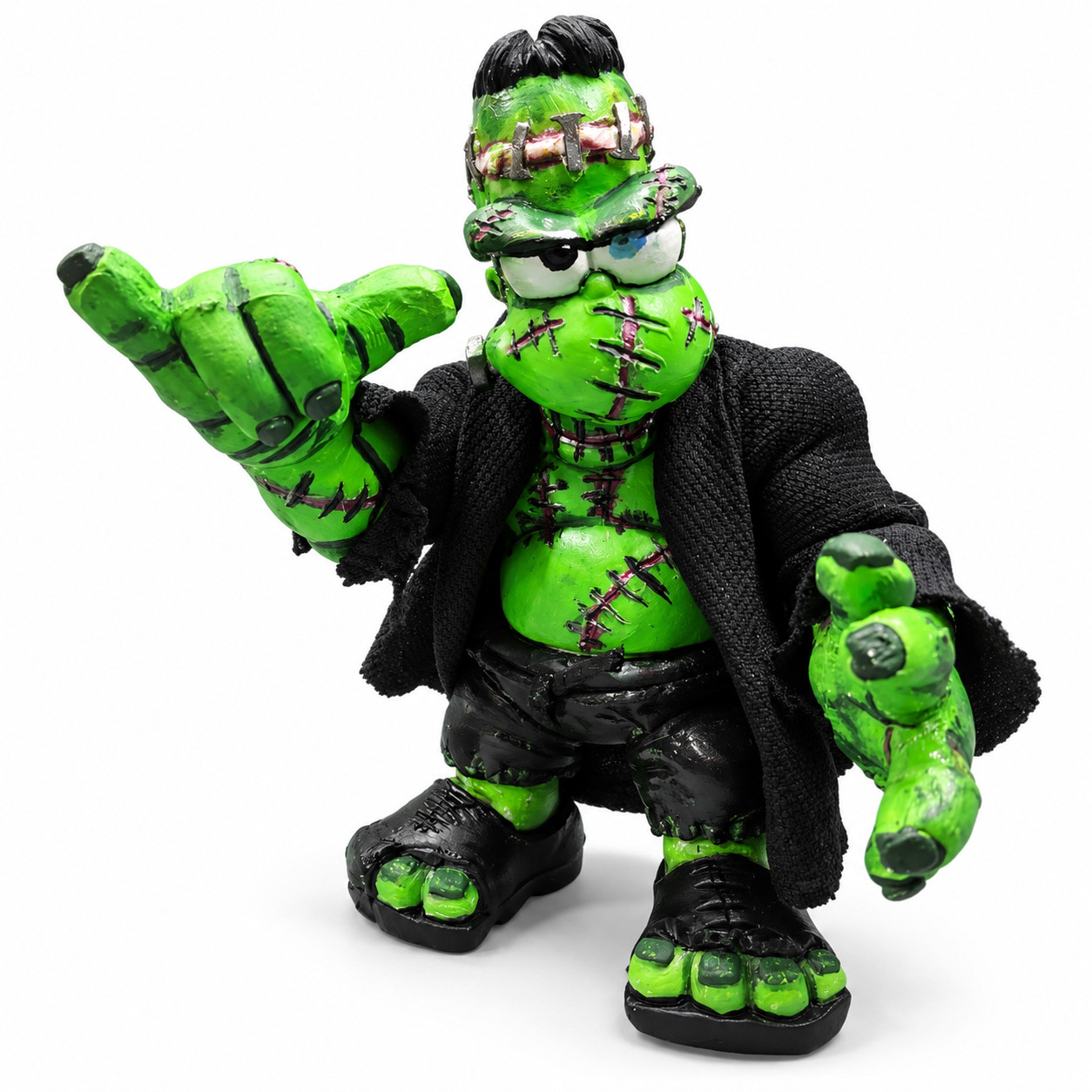 Homer Simpson Frankenstein Figure 8" Monster Parody The SIMPSONS Made In Mexico