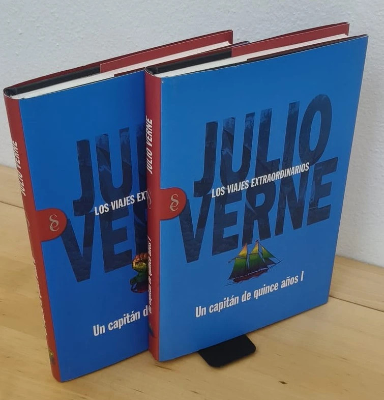 Un capitan de quince años tomo I y II "Colección Julio Verne"