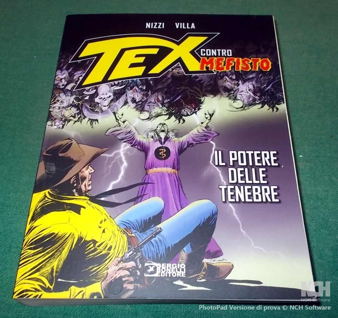 TEX contro MEFISTO "Il Potere delle Tenebre" 384 pagine ediz. Bonelli del 2023