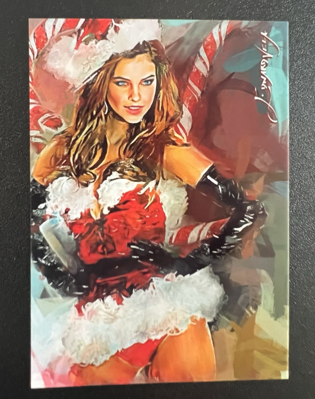 Barbara Palvin Art Card Limited /50 Edward Vela firmata (modelli celebrità)