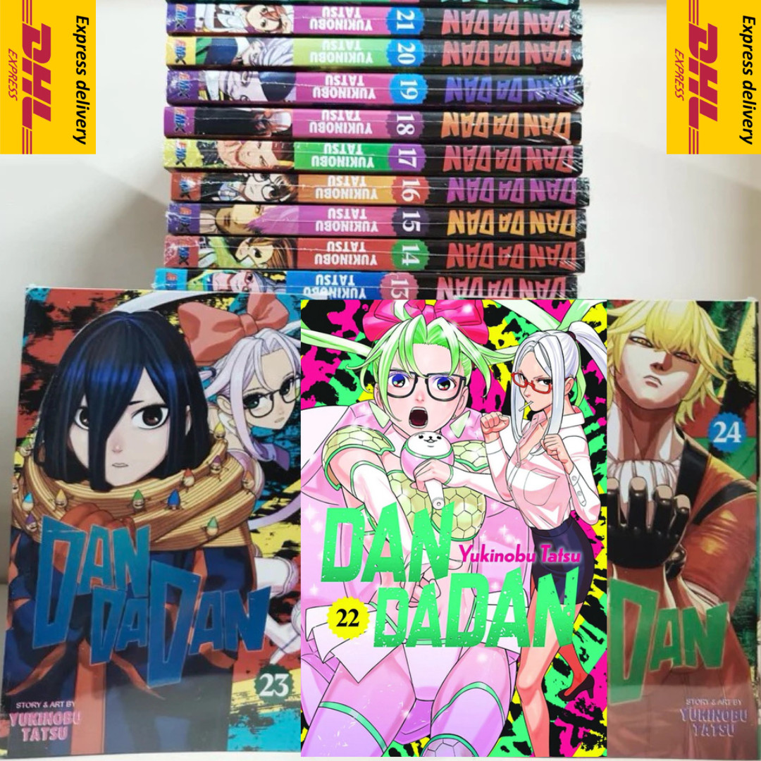 NUOVO DanDaDan Manga SET Vol 1-24 Versione Inglese Fumetto Dan Da Dan + FAST DHL
