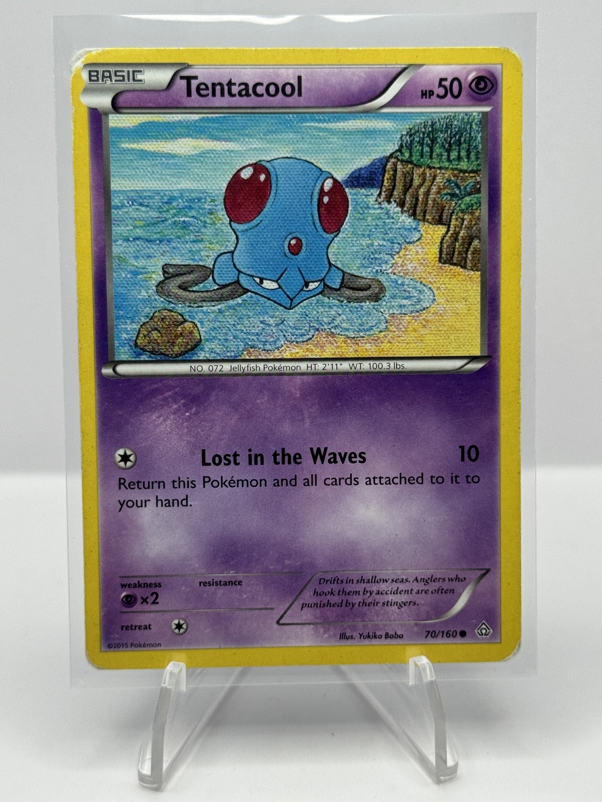 Tentacool 70/160 Primal Clash 2015 Pokemon TCG