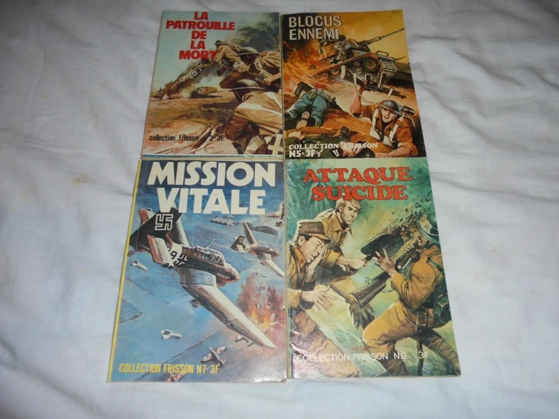 BD PF Lot Collection frisson 4 tomes Editions Les trois amis