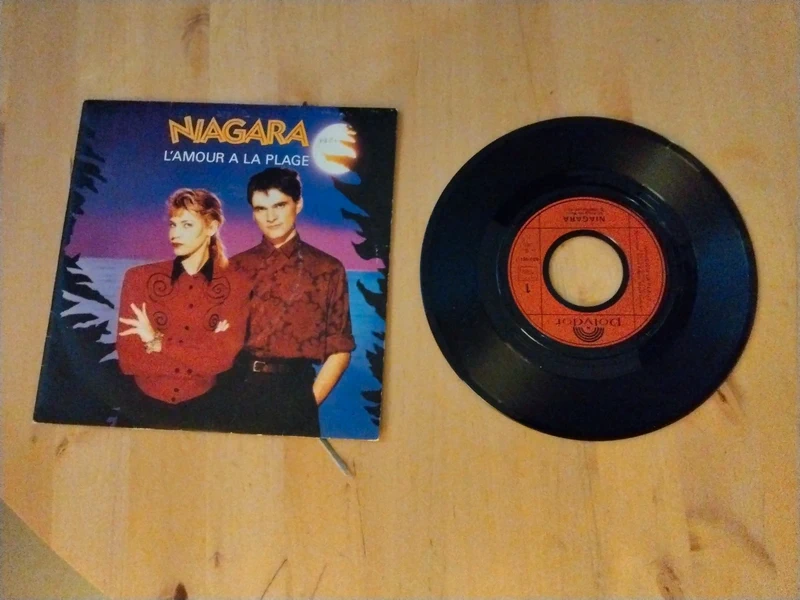 Vinyle 45T - Niagara, L'amour à la plage