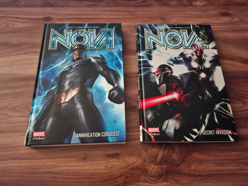 Lot marvel deluxe - Nova - comics bd