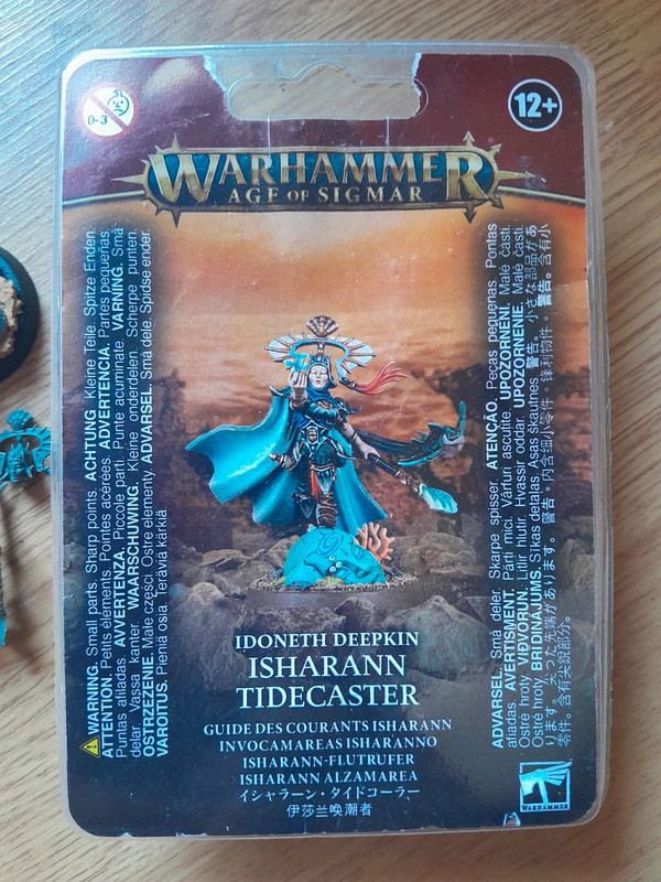Warhammer AoS Idoneth Deepkin Isharann Tidecaster (Base assemblée)