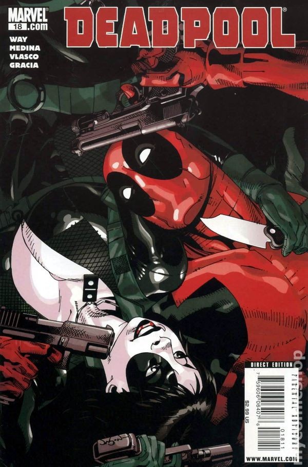 Deadpool #18A VG+ 4.5 2010 immagine stock basso grado
