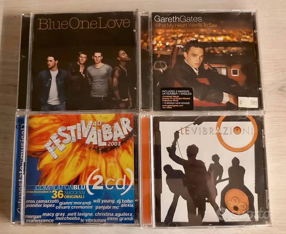CD artisti vari, compilations, singoli