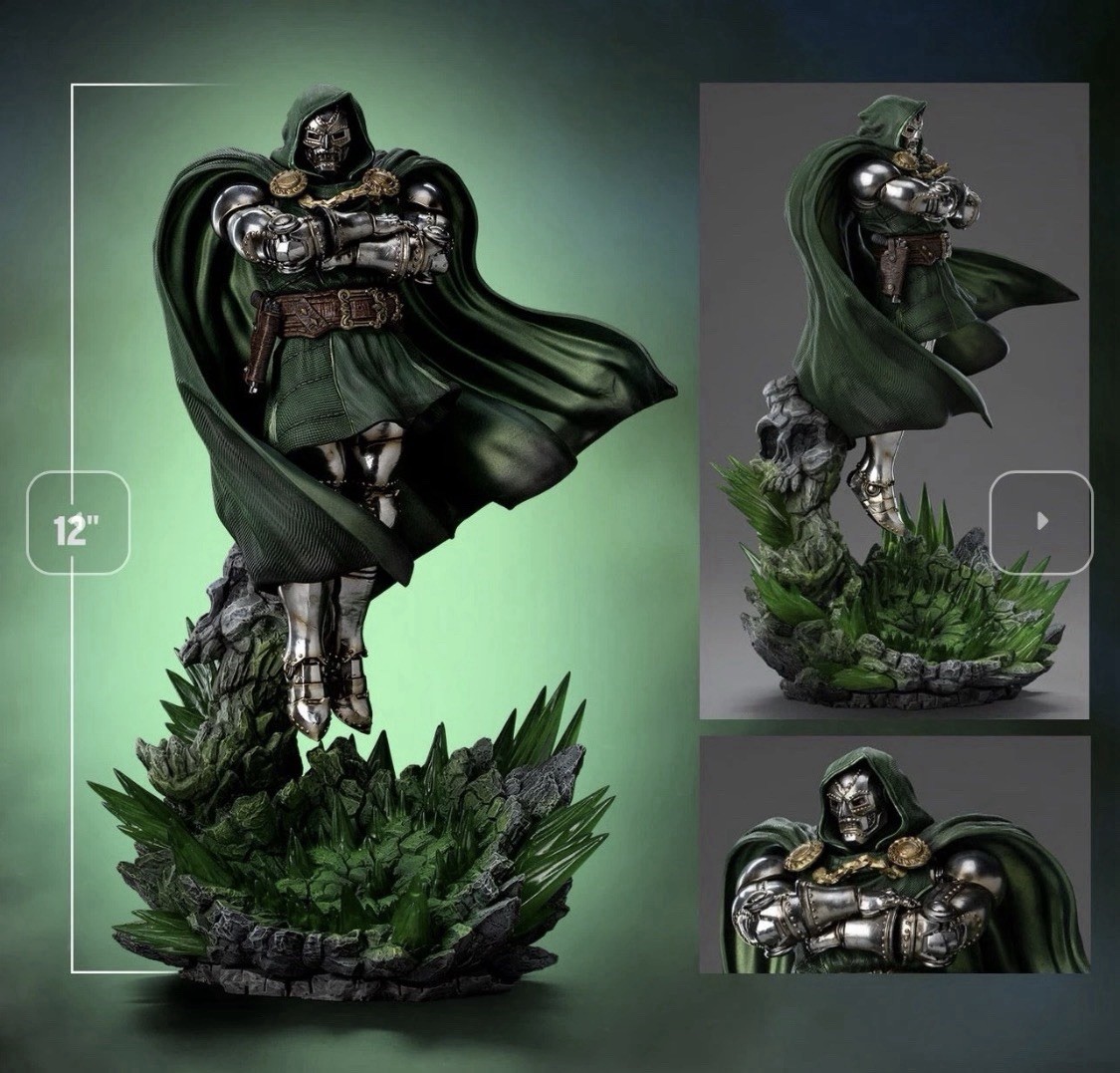 Statua Doctor Doom scala 1:10 Iron Studios Sideshow