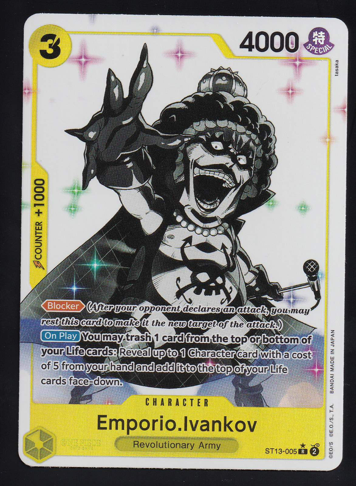 One Piece TCG ST13-005 Emporio Ivankov Alt Art Parallelo Inglese